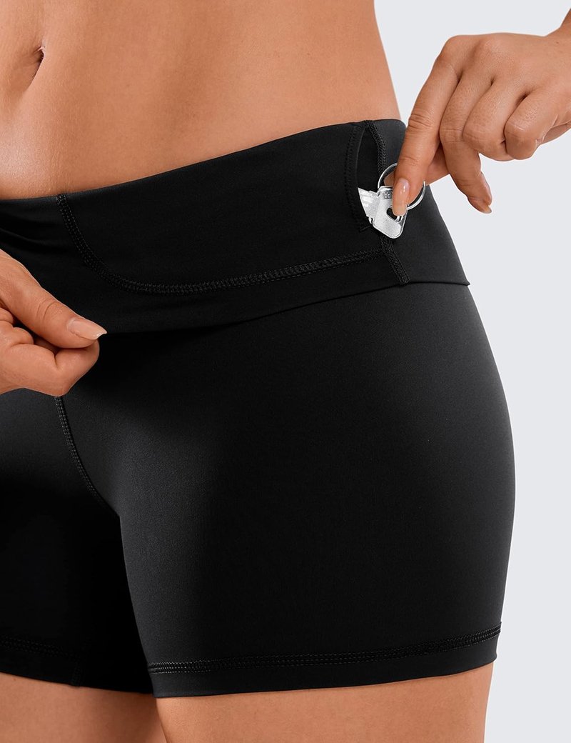 Naked Feeling Biker Shorts - High Waist Spandex for Yoga & Gym | 4-Inch Women's Activewear