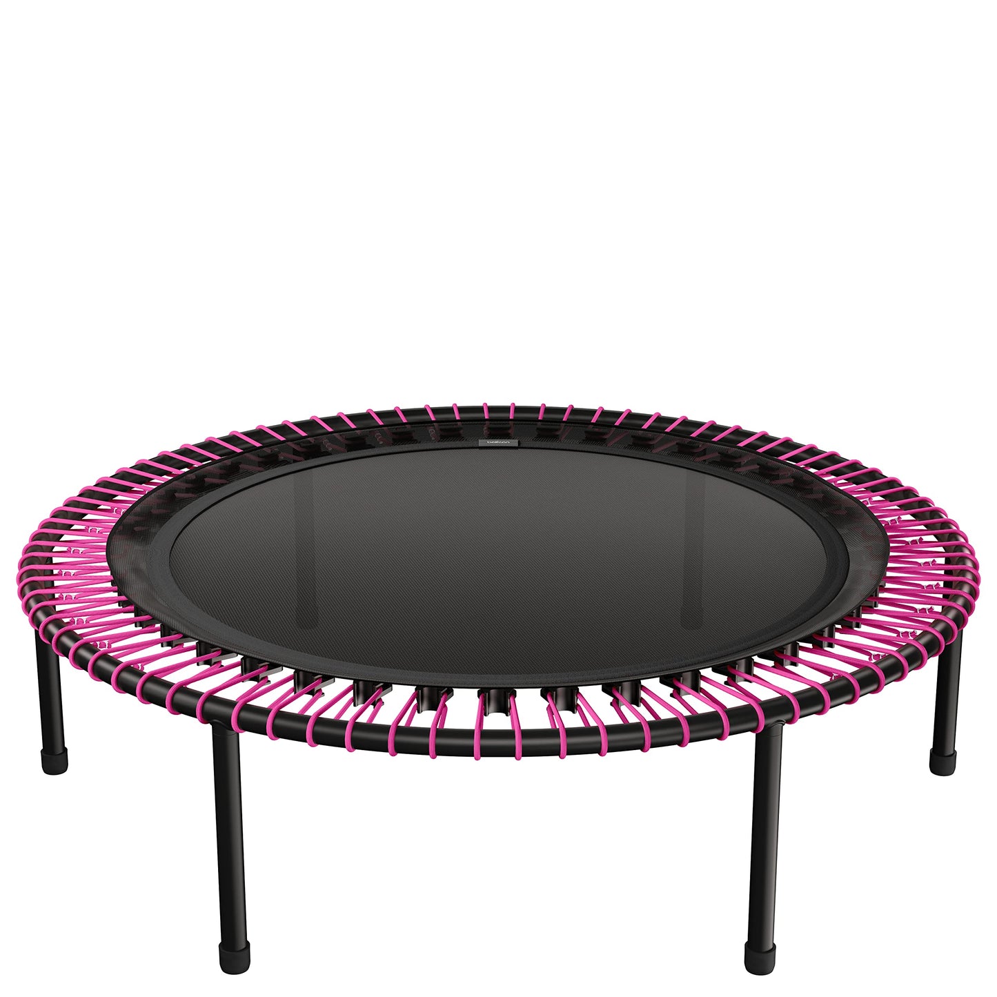 bellicon 44" Fitness Trampoline (Pink) with Screw-on Legs and Bungee Suspension up to 440 lbs (Ultra Strong)