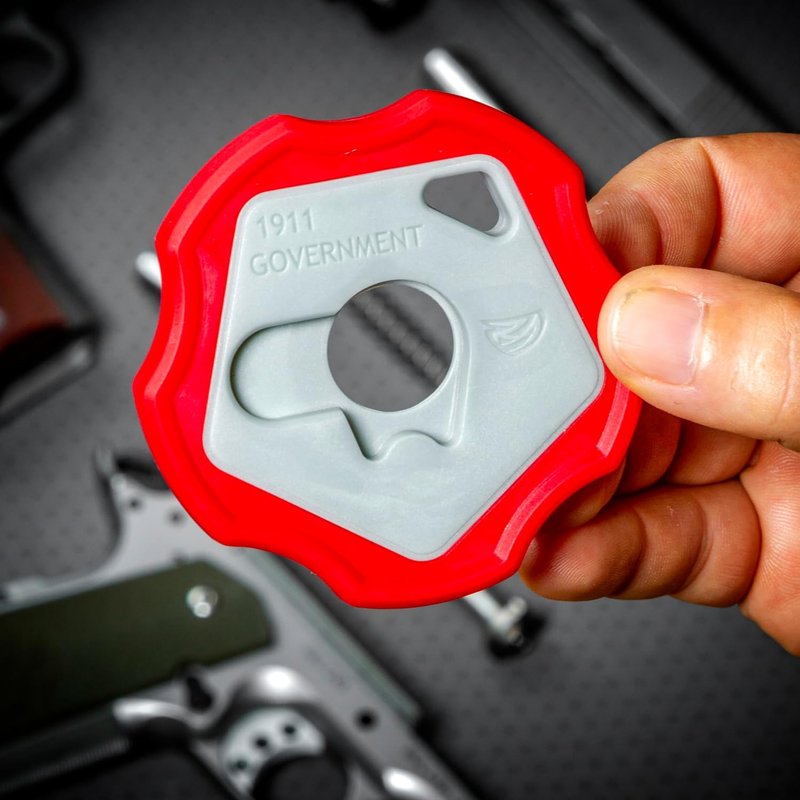 Real Avid 1911 Smart Wrench - Easy Barrel Bushing Removal Tool with Non-Marring Resin | Fits Government & Officer Models