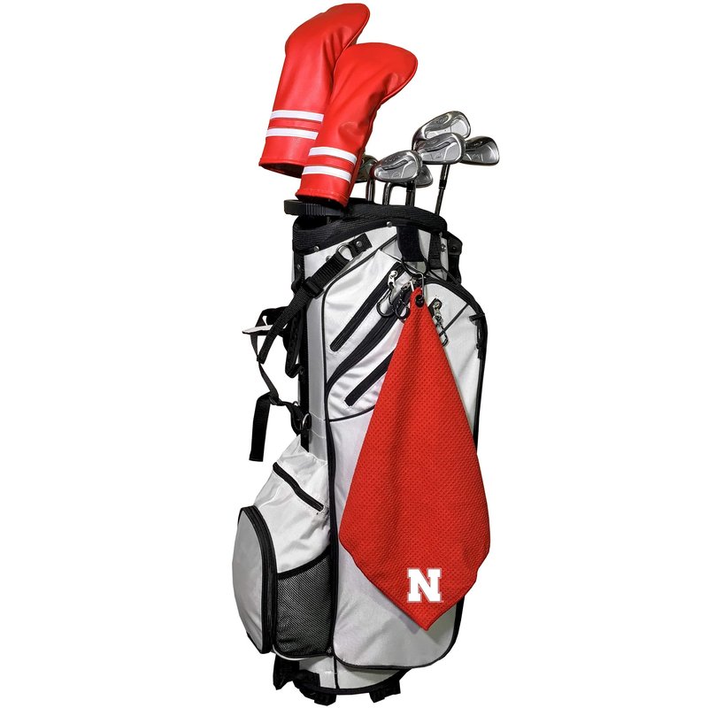 Team Golf NCAA Nebraska Cornhuskers Microfiber Golf Towel, 15x15 (Multicolor)