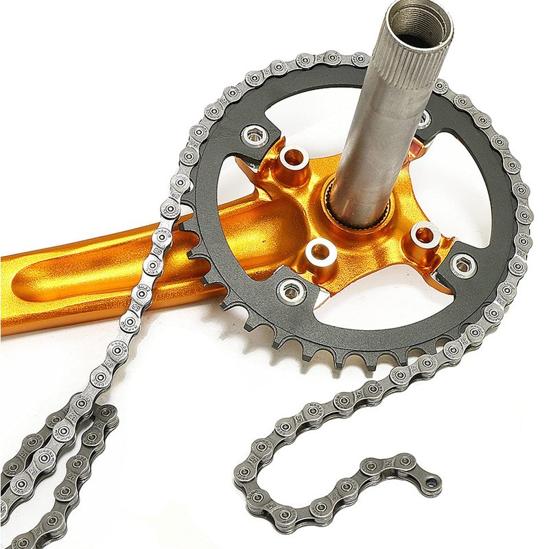 9 Speed 110 Links Chain, Hard Steel Chain with Missing Link for Mountain Road Cycling Accessory Toysandgames and Spare Parts