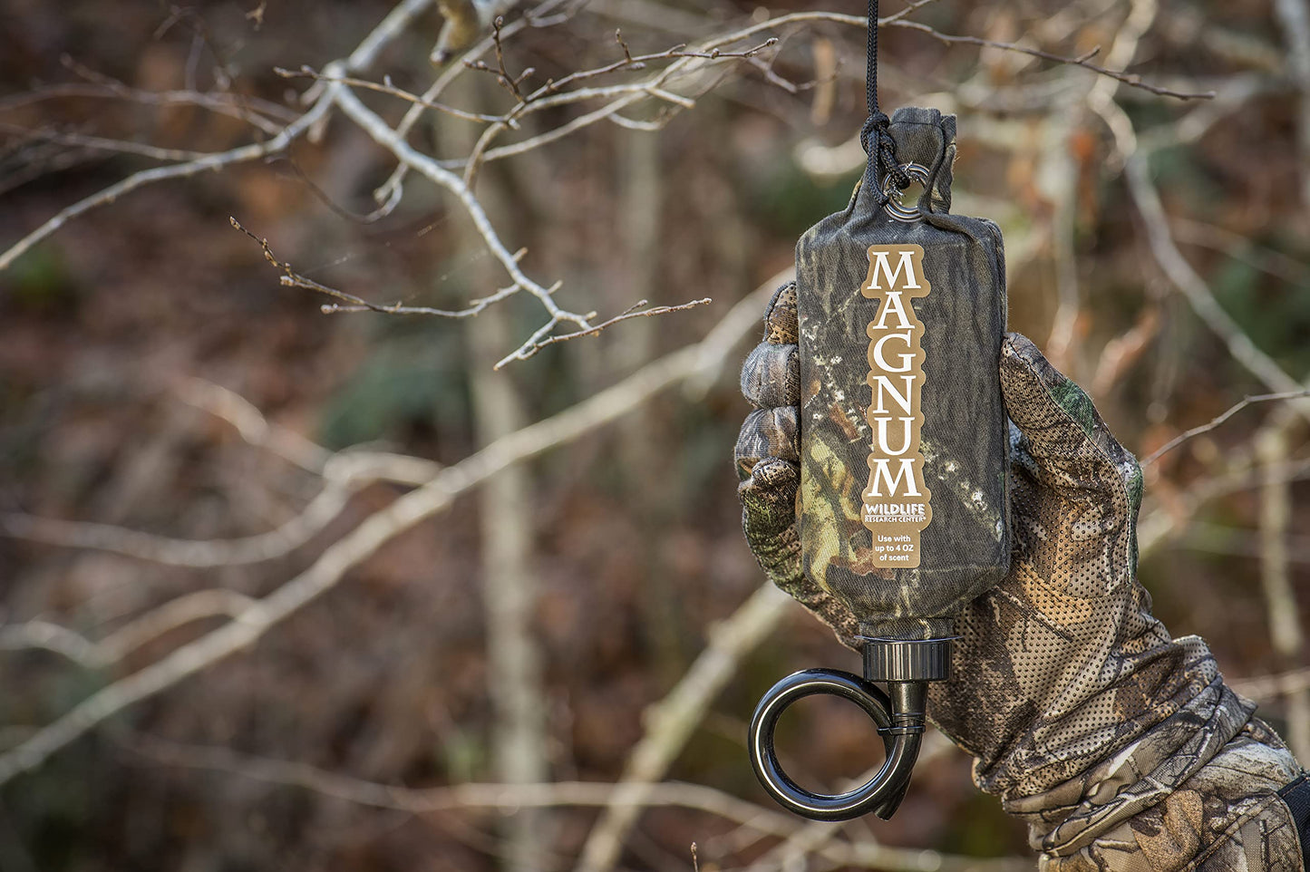 WILDLIFE RESEARCH CENTER Magnum Scrape-Dripper, Smart Scent Dispenser for Deer Hunting, Drips Daytime Only up to 2-3 Weeks with 4 FL OZ of Scent (not Included) No Batteries Required