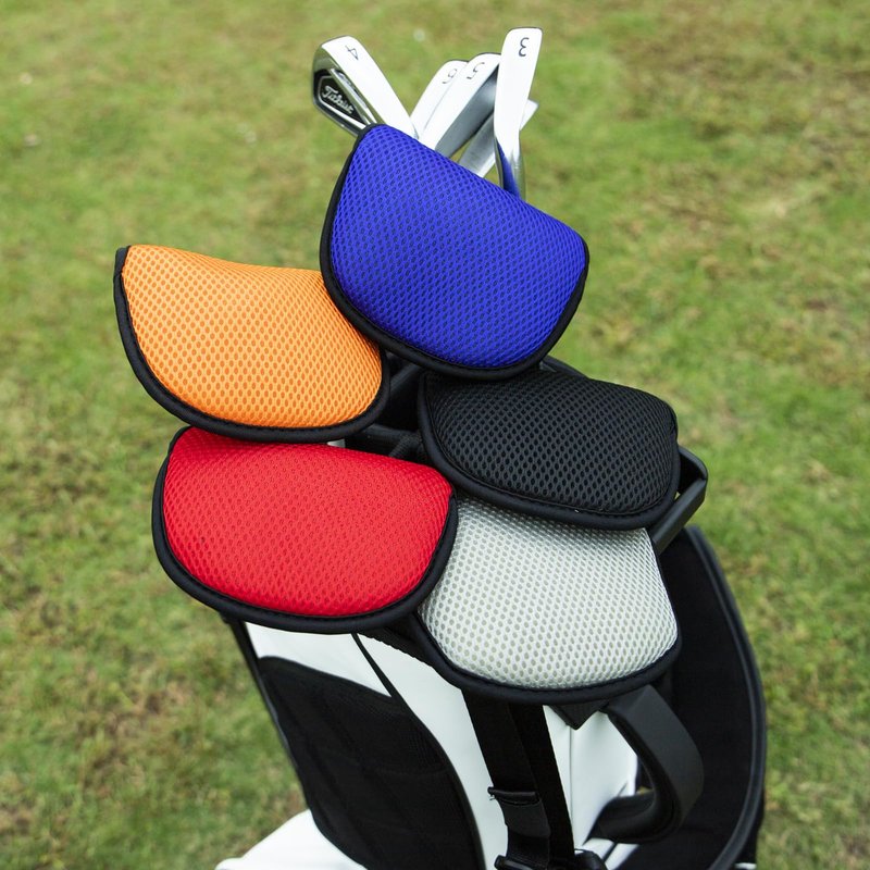 Golf Putter Cover,Mallet Putter Headcover Mesh Golf Putter Head Cover Golf Head Covers with Magic Tape for Heel Shaft RH LH fits Odyssey Works Stroke Lab,Scotty Cameron