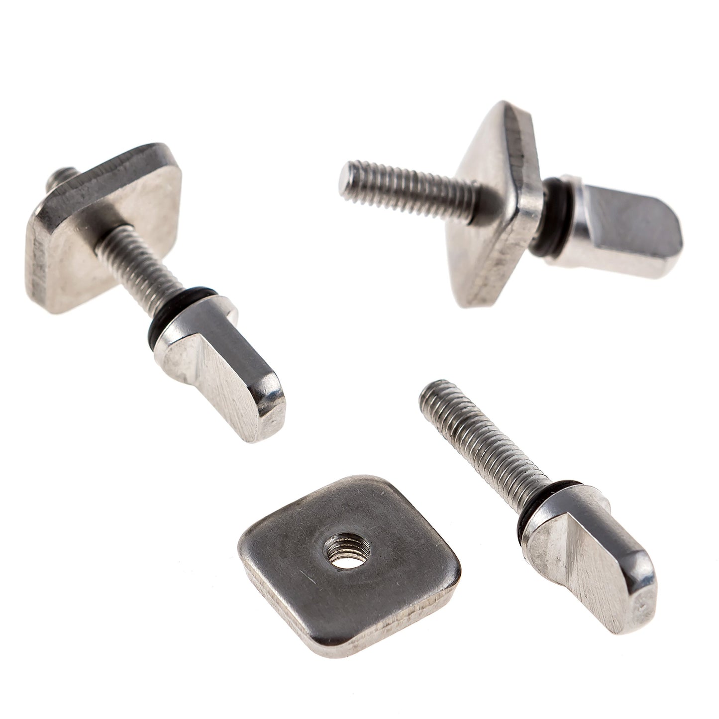 Santa Barbara Surfing SBS - No Tool Stainless Steel Fin Screw for Longboard and SUP - 3 Pack