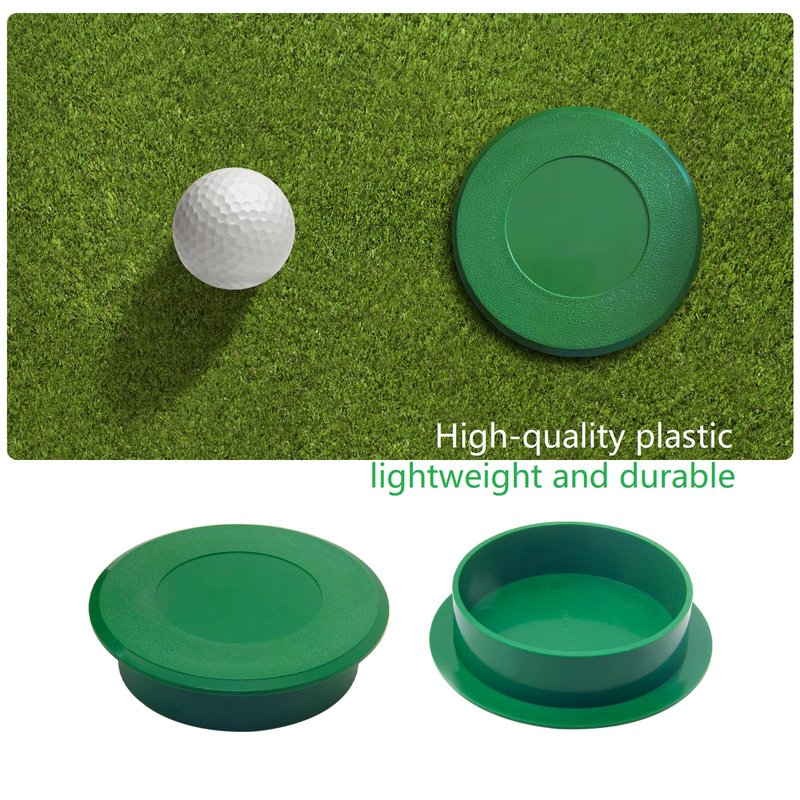 Golf Hole Cup Covers Universal Dimensions for Putting Practice Training Meets the Standards of USGA and PGA (4-Pack)