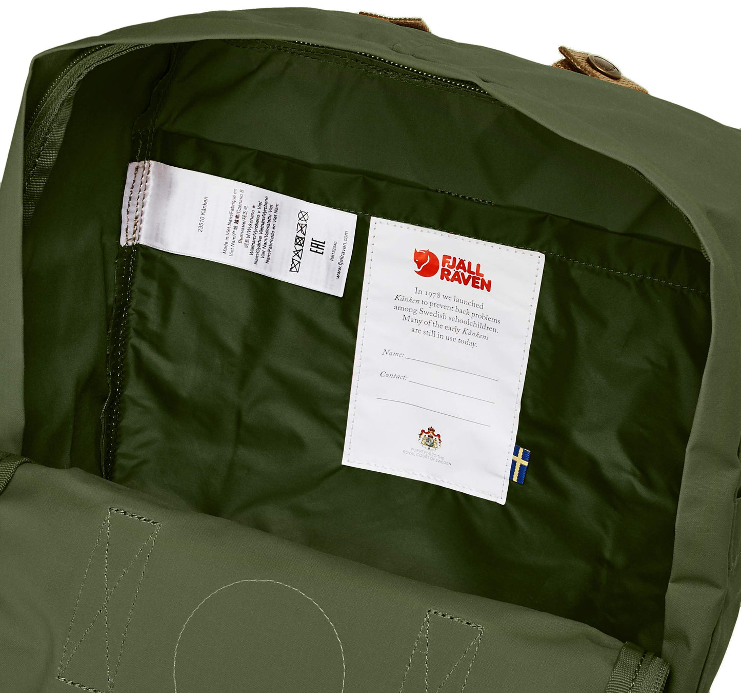 Fjällräven Kånken Spruce Green/Clay One Size