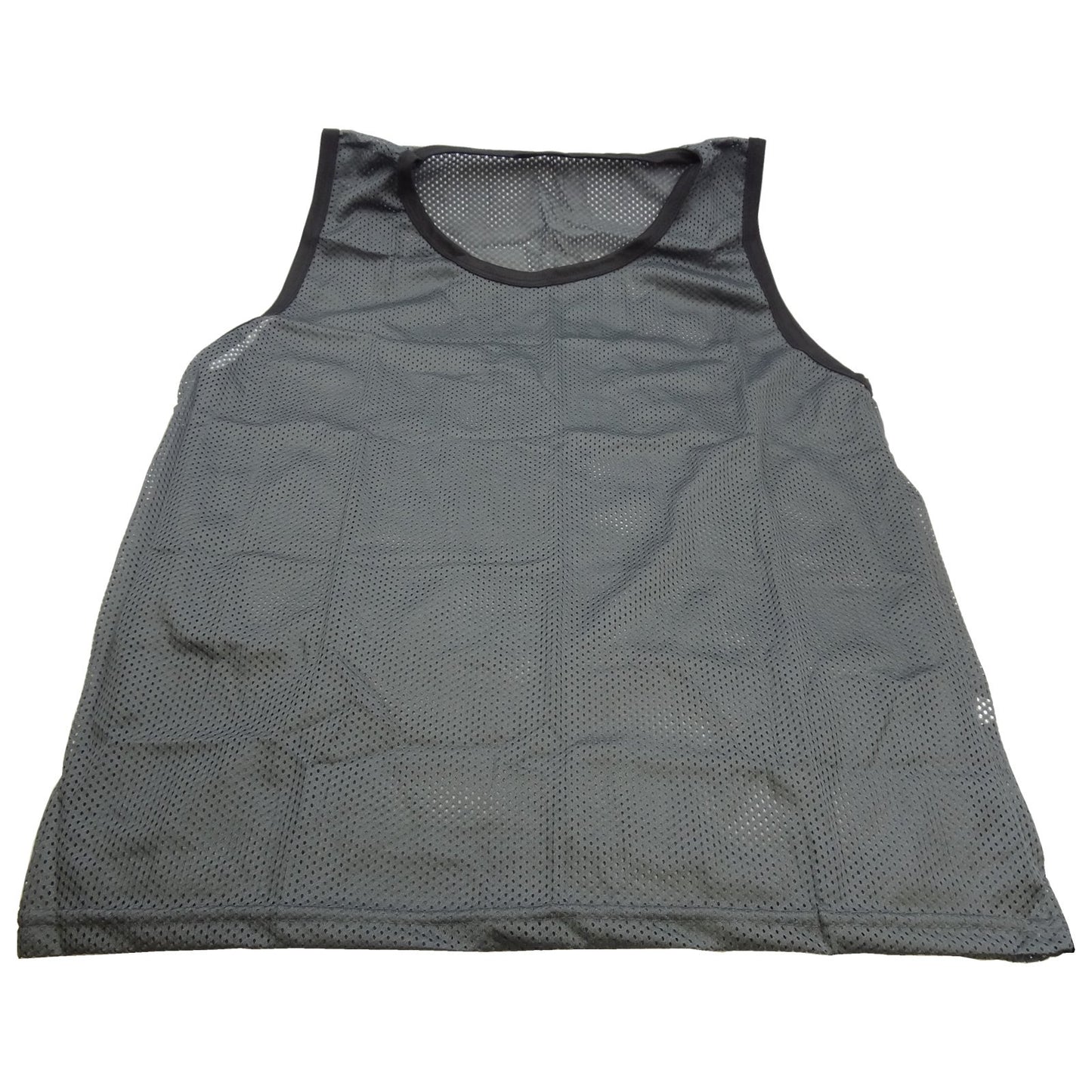 BlueDot Trading Adult Sports Pinnies Scrimmage Training Vest for Team practices for Soccer, Football, Basketball, Lacrosse, and Other Sports, Grey, 1 Pack