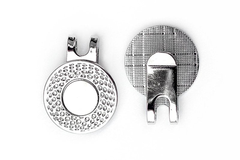 Folio Golf Ball Markers with Hat Clip, Golf Ball Markers Golf Accessories, Ball Marker Golf Bag Accessories, Golf Hat Clip with Magnetic Ball Marker Mark for Men Women Golfer Mental Marks