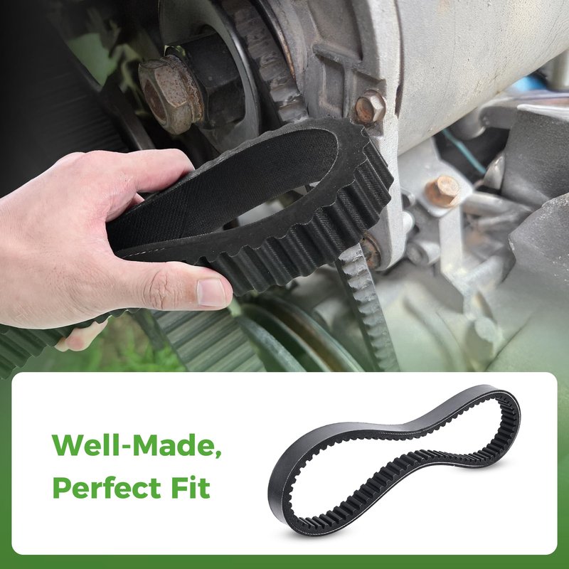 10L0L 101916701, 1016203 Golf Cart Drive Belt & Starter Generator Belt for Club Car DS 1997-UP, Precedent 2004-UP Gas Models with FE290 and FE350 Engine, Club Car Drive and Starter Belt Kit
