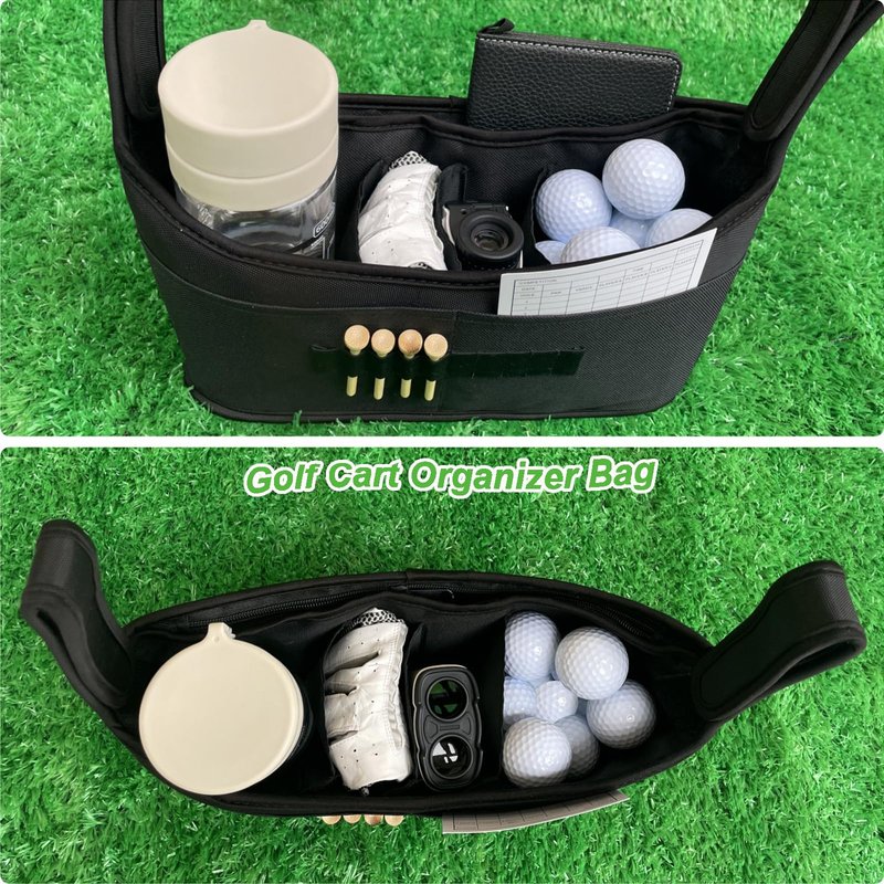 Golf Push Cart Storage Organizer Bag,Golf Push Cart Accessory Bag,Golf Cart Organizer Pouch,Golf Push Cart Accessories