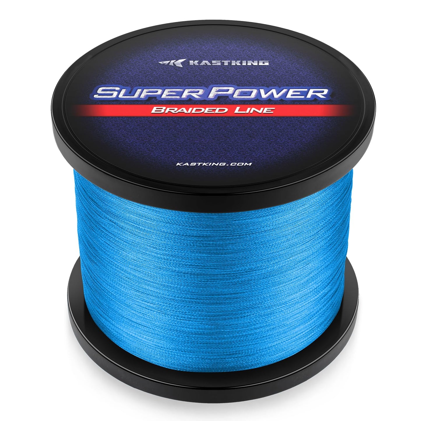KastKing Superpower Braided Fishing Line, Ocean Blue, 10 LB, 500+47 Yds
