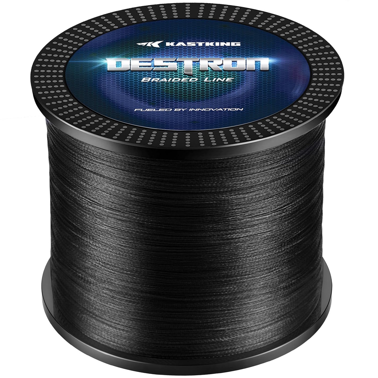 KastKing Destron Braided Fishing Line, Black, 4 Stands, 20LB, 300Yds