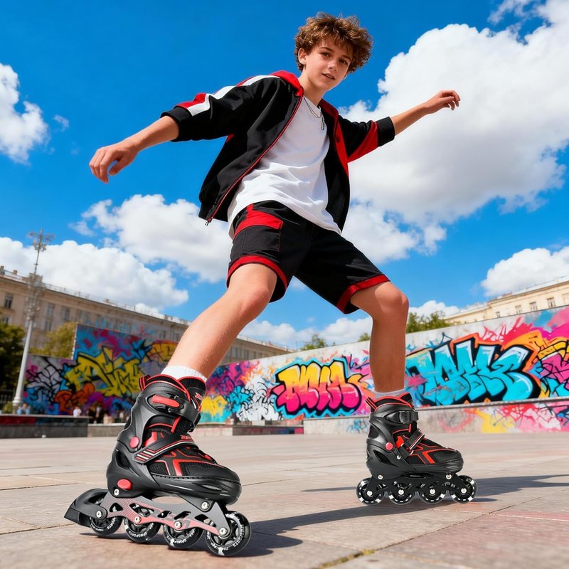 Torinx Inline Skates for Kids | Adjustable Light-Up Roller Skates for Ages 5-12 - Perfect for Beginners