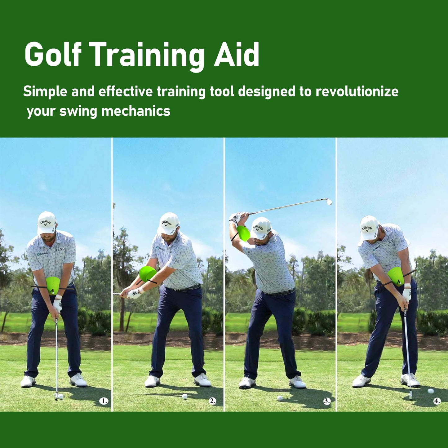 Hairchens Golf Training aids, Connector Golf Training aids, Help Train The Correct Swing Action and arm Structure. The Golf Swing Trainer is Suitable for All Levels of Golfers
