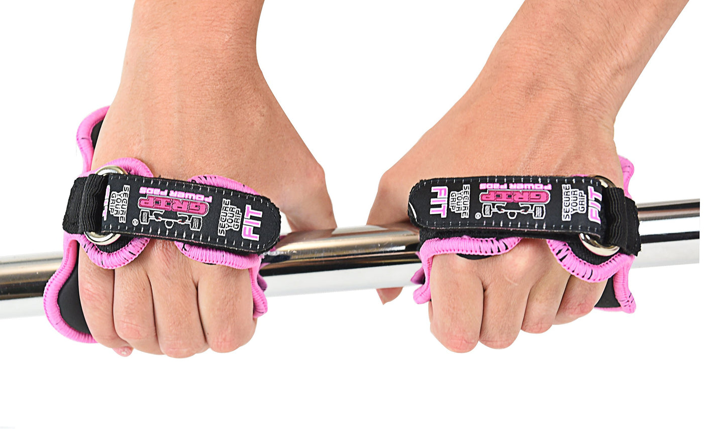 Original Lifting Grips The Alternative to Gym Workout Gloves Comfortable & Light Weight Grip Pad for Men & Women that Want to Eliminate Sweaty Hands Gym Gloves (Pink GPP Grips)