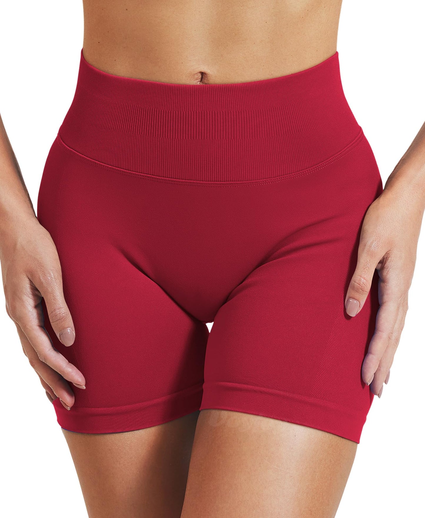 VOYJOY Women Workout Impact Shorts 2.5"/ 3.6"/ 4.5"/ 6" Scrunch Butt Lifting Gym Seamless Booty Biker Shorts