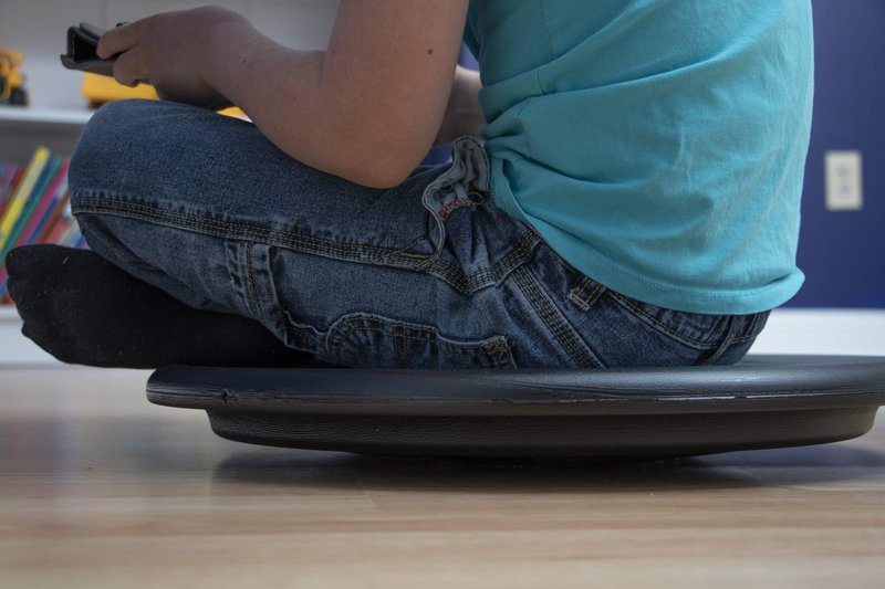 Kore Design Floor Wobbler Balance Disc for Sitting, Standing, or Fitness - Blue