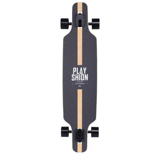 Playshion 39 Inch Drop Through Freestyle Longboard Skateboard Cruiser Line