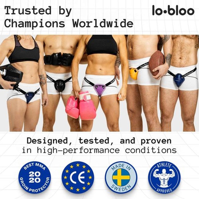 lobloo Aeroslim Female Pelvic Cup – Slim Performance Protection for Ball Sports, Running, Ice Hockey & Martial Arts | Lock Fit, Lightweight Freedom | Made in Sweden. One Size +9yrs