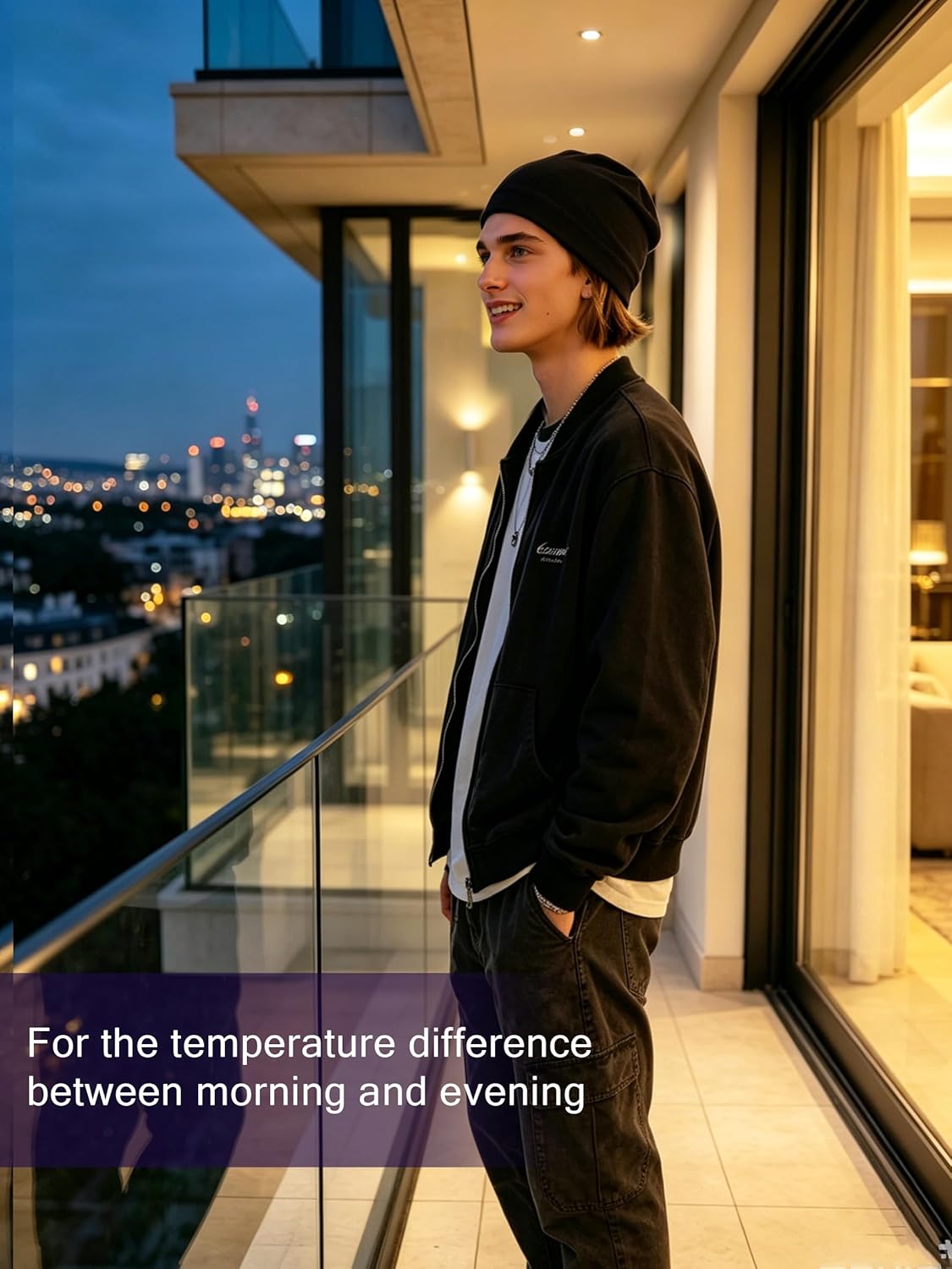 Lightweight Cotton Beanie - Breathable Summer Skull Cap for Running, Cycling, Hiking & Fishing