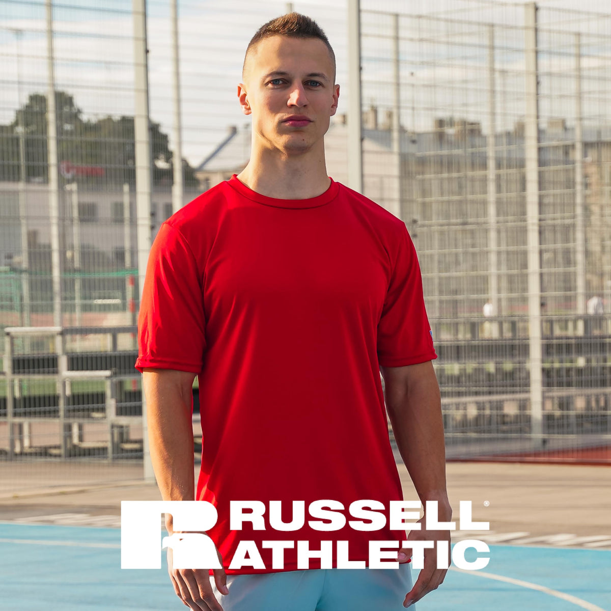Russell Athletic Men's Short Sleeve Performance T-Shirt, Black, XX-Large