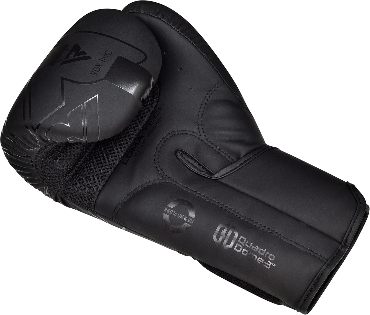RDX Boxing Gloves - Pro Training Sparring MMA Kickboxing | Maya Hide Leather, Ventilated Palm, 8-18 Oz Sizes