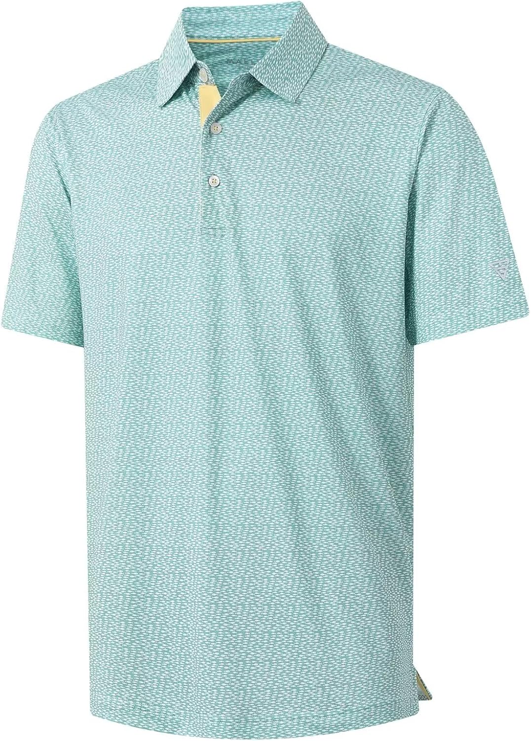 M MAELREG Men's Golf Shirt - Short Sleeve Dry Fit Polo with Moisture-Wicking Performance Patterns | Stylish & Comfortable