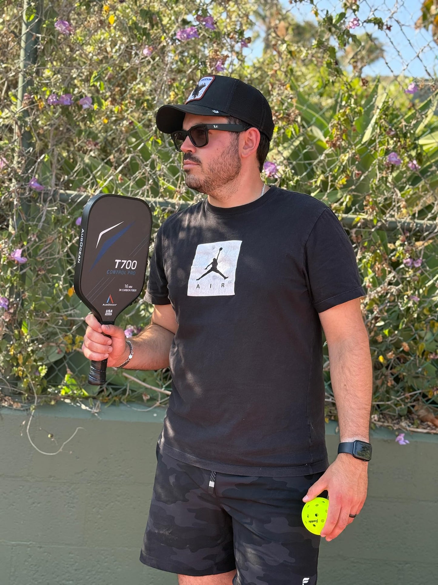 Pickleball Paddles,T700 Carbon Fiber Pickleball Paddle,USAPA Approved,16mm Polypropylene Core for Control & Power,Lightweight Pickle Ball Racket for Men & Women,Indoor & Outdoor Play