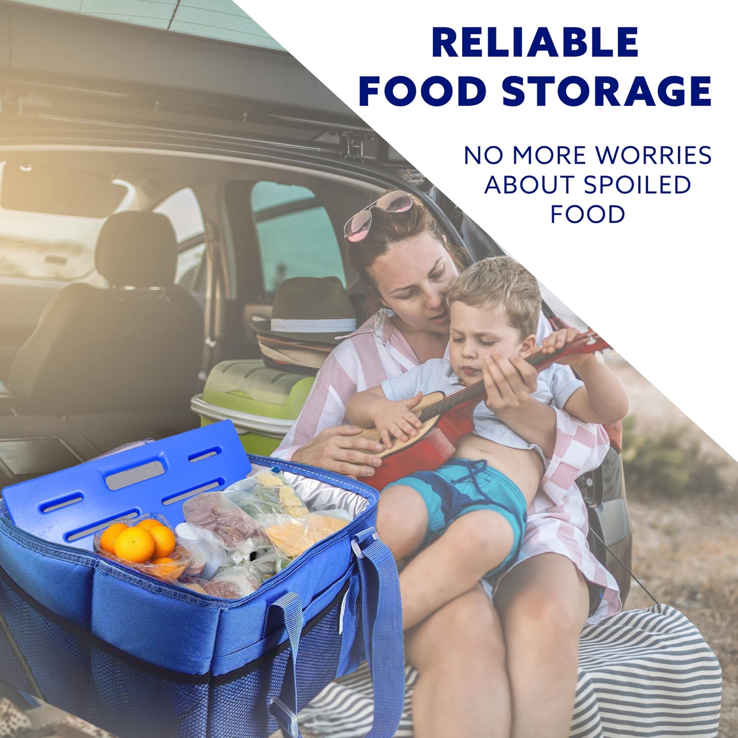 Kona Oversized Reusable Ice Pack for Catering Trays & Large Coolers, 17" x 11" x 1.25", Extra Large Cold Pack for Food Delivery Bags, Insulated Totes & Tailgating