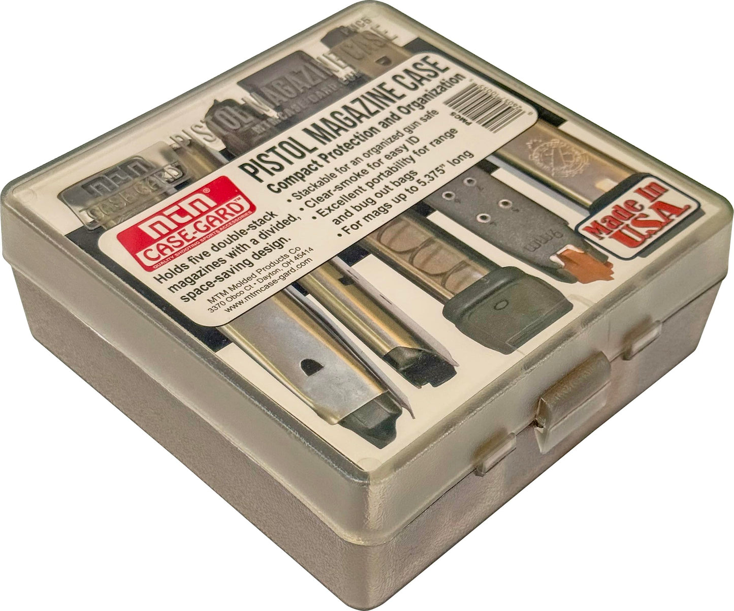 MTM PRK Pistol Range Kit, Water-Resistant O-Ring, Padlock-Tabbed Lid, Handgun Shooting & Cleaning Accessory/Ammo Storage, Gear Organizer, Target & Accessories, Made in USA, Imported Accessories