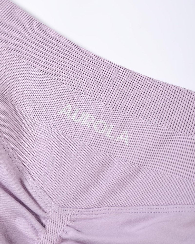 Aurola Workout Shorts for Women - No Roll Up, Squat Proof Seamless Compression | 2.5-6.5 Sizes