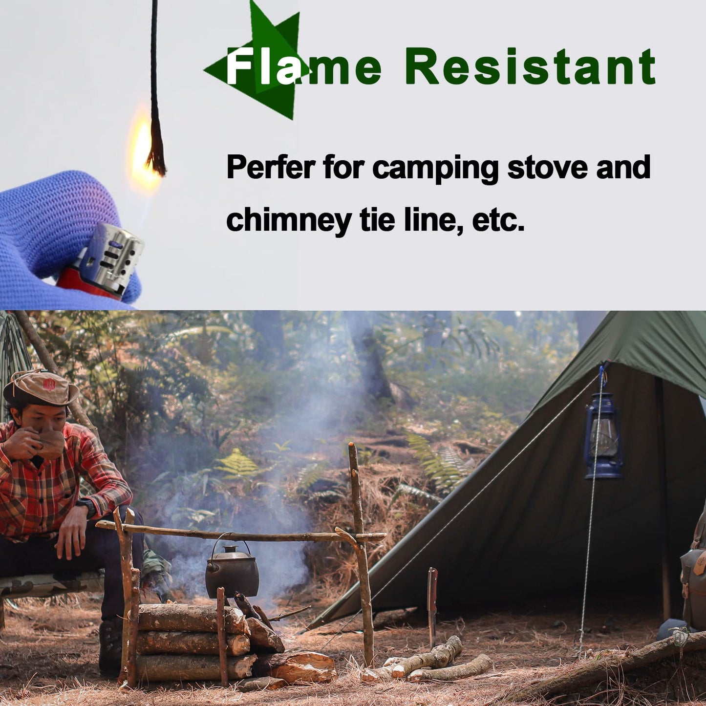 9KM DWLIFE Black Kevlar Cord, High Tensile Strength, Flame Resistant, Braided Fishing Line, Wind Chime String, Kite Line, Camping, Model Rocket, Outdoor Survival Strong String (200lb 1.1mm 100Ft)