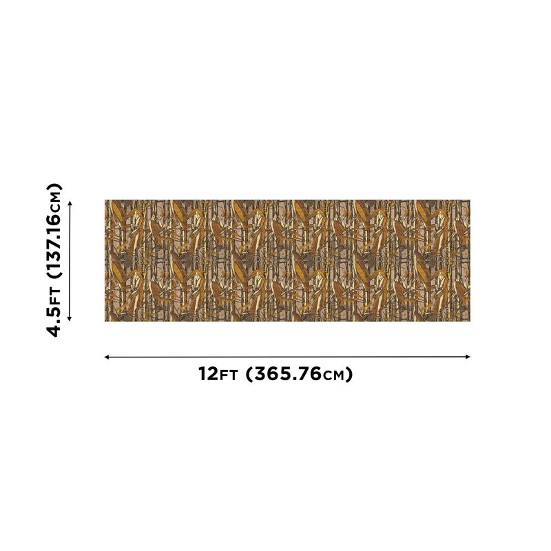 Allen Company Vanish Camo Burlap, Glare-Free Hunting Blind Material, 12' L x 54" W, Natural & Grain Belt