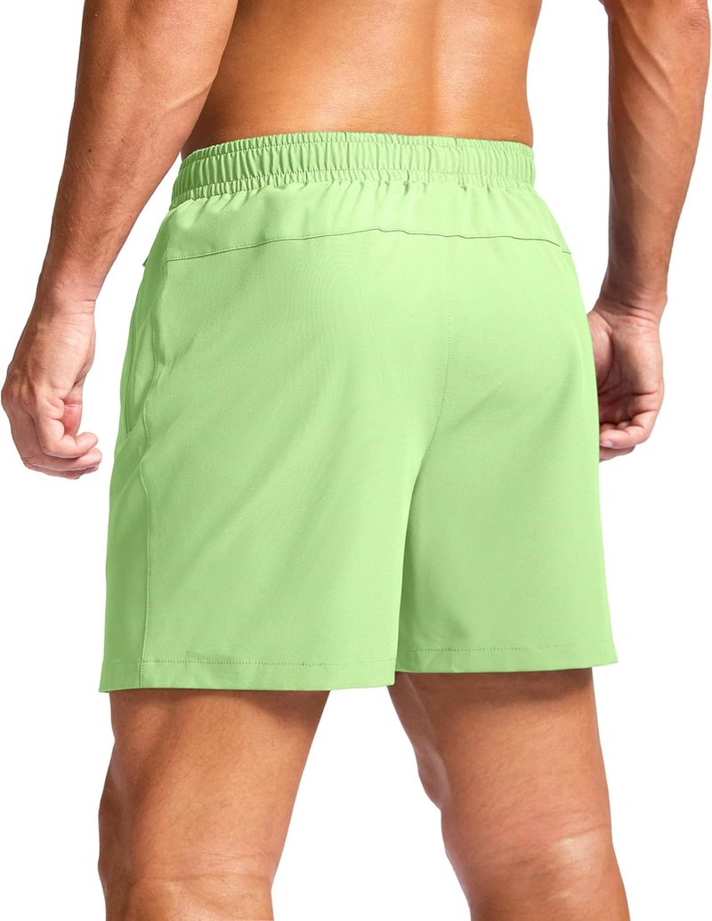 Men's Athletic Running Shorts - Quick Dry with Zipper Pockets | 7"/5"/9" Sizes for Gym, Basketball & Hiking
