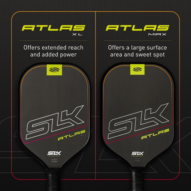 Selkirk Sport Atlas XL Pickleball Paddle | SLK Raw Carbon Fiber Paddle | The Perfect Starter for Any Upcoming Pickleball Player | Ember