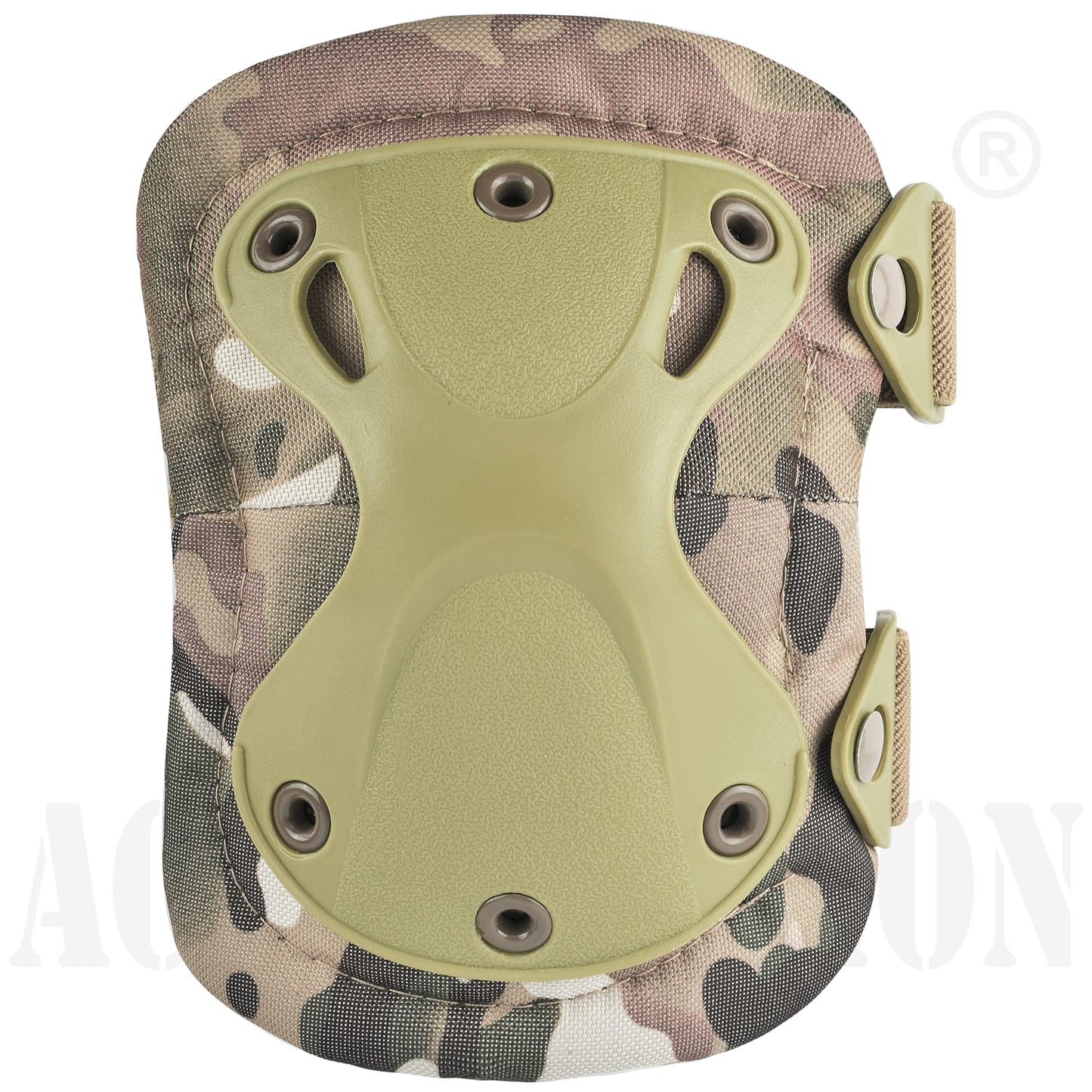 Professional Tactical Combat Knee and Elbow Protective Pads Sets Advanced Tactical Gear Set for Airsoft Paintball Hunting Army Skate Outdoor Sports (Black)
