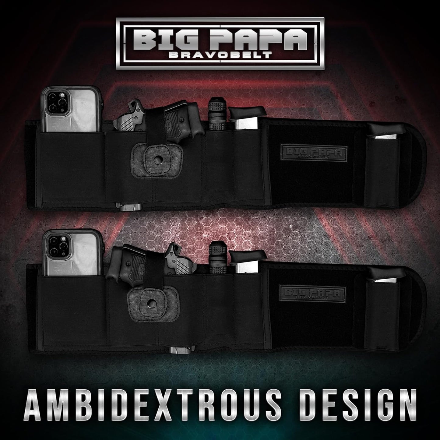 Belly Band Holster for Big Guys | Big Papa Edition - Fits 55" to 65" Waist