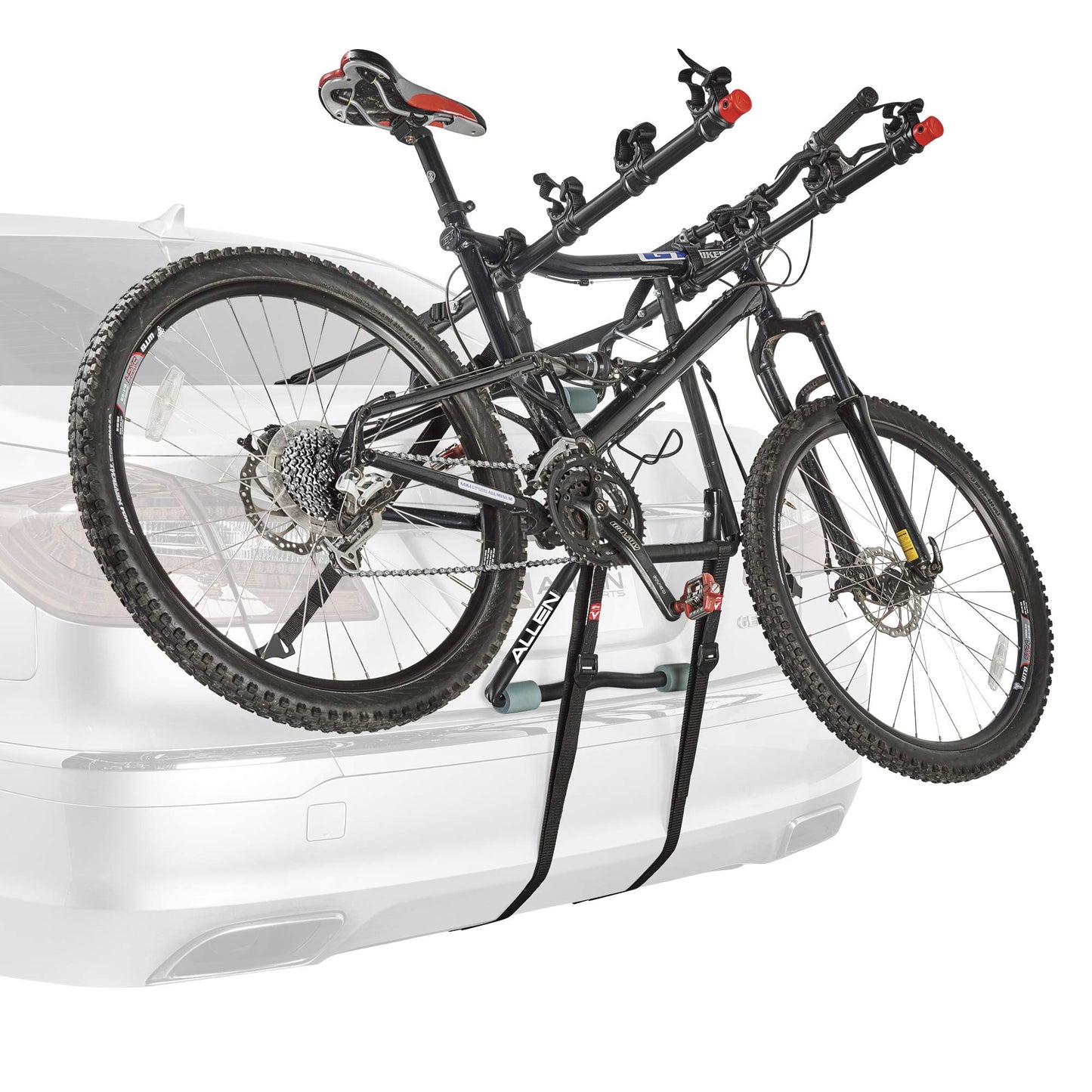 Allen Sports Deluxe 4-Bike Trunk Mount Rack, Model 104DB-R , Black