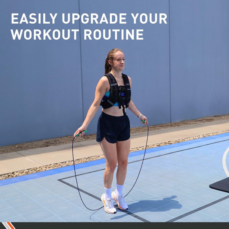Body Sport Weighted Vest, 5 lb. - Adjustable Fitness Vest for Strength Training, Running, Walking, and Endurance Workouts
