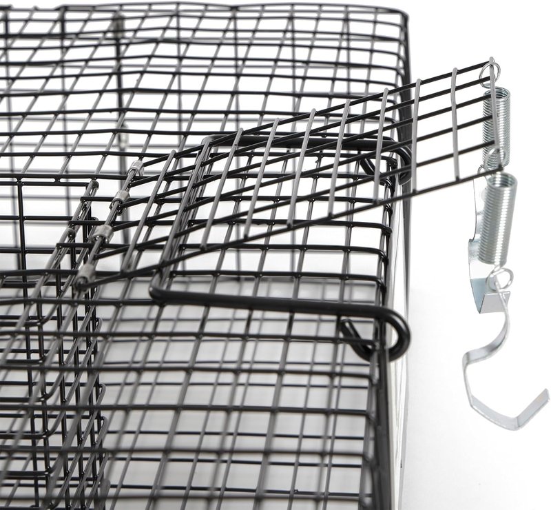 Rugged Ranch Live Rat and Mouse Trap Cage - Humane Multi-Catch Rodent Control | Large Metal Wire Design for Indoor/Outdoor Use