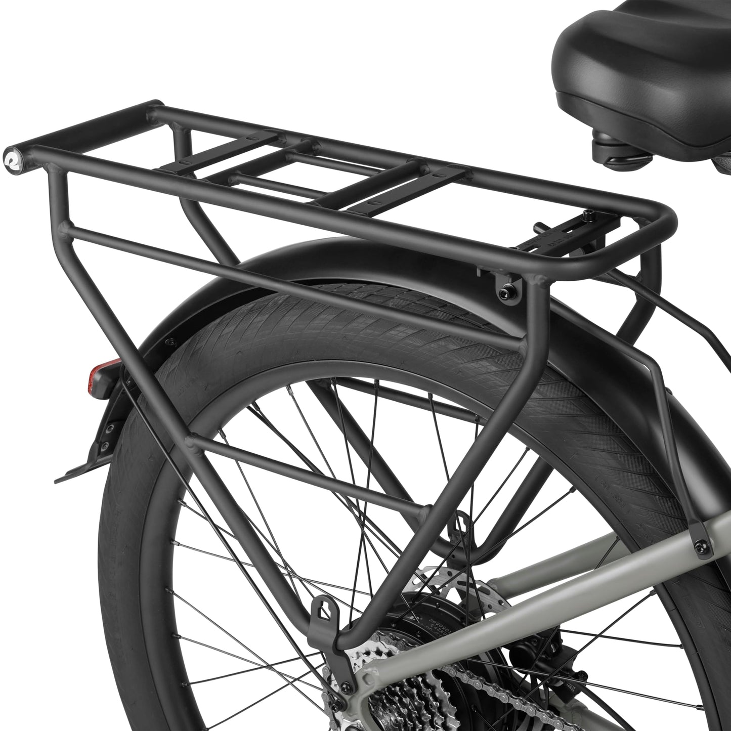 Retrospec Haul Electric Rear Bike Rack 55 LB Cargo Capacity Aluminum Rear Rack for Electric Bike