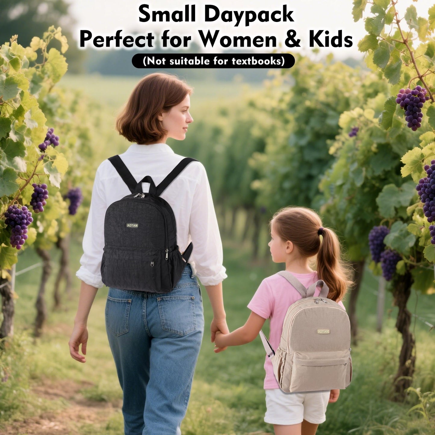 AOTIAN Lightweight Small Hiking Backpack for Women & Girls - Durable Water-Resistant Daypack for Travel, Camping & Outdoor Adventures