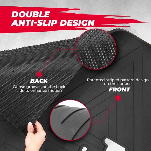 KEMIMOTO Golf Cart Floor Mat Full Coverage Compatible with Drive2 Models Only 2017-2022 UMAX Rally