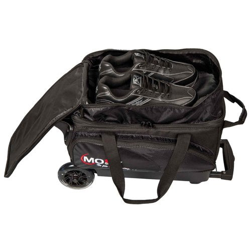 Bowlerstore Products Moxy Blade Premium Double Roller Bowling Bag- Black