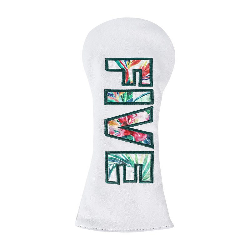 Golf Club Head Covers - Premium Leather Driver, 3 & 5 Fairway Wood, Hybrid Headcovers, Putter Covers for Blade and Mallet, and Alignment Stick Covers (Set)