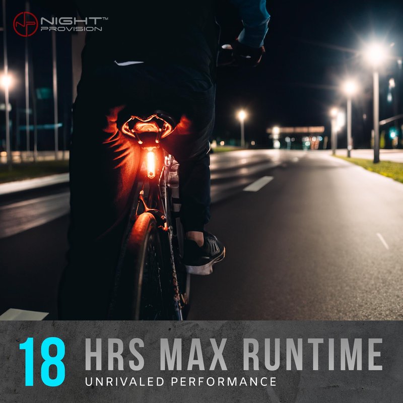 Bike Tail Light 2 Pack - Easy Bicycle Rear Light Installation - USB C Rechargeable Bike Lights for Night Riding - 18 Hour Max - Bicycle Brake Safety - 4 Modes LED (Luces para Bicicleta)