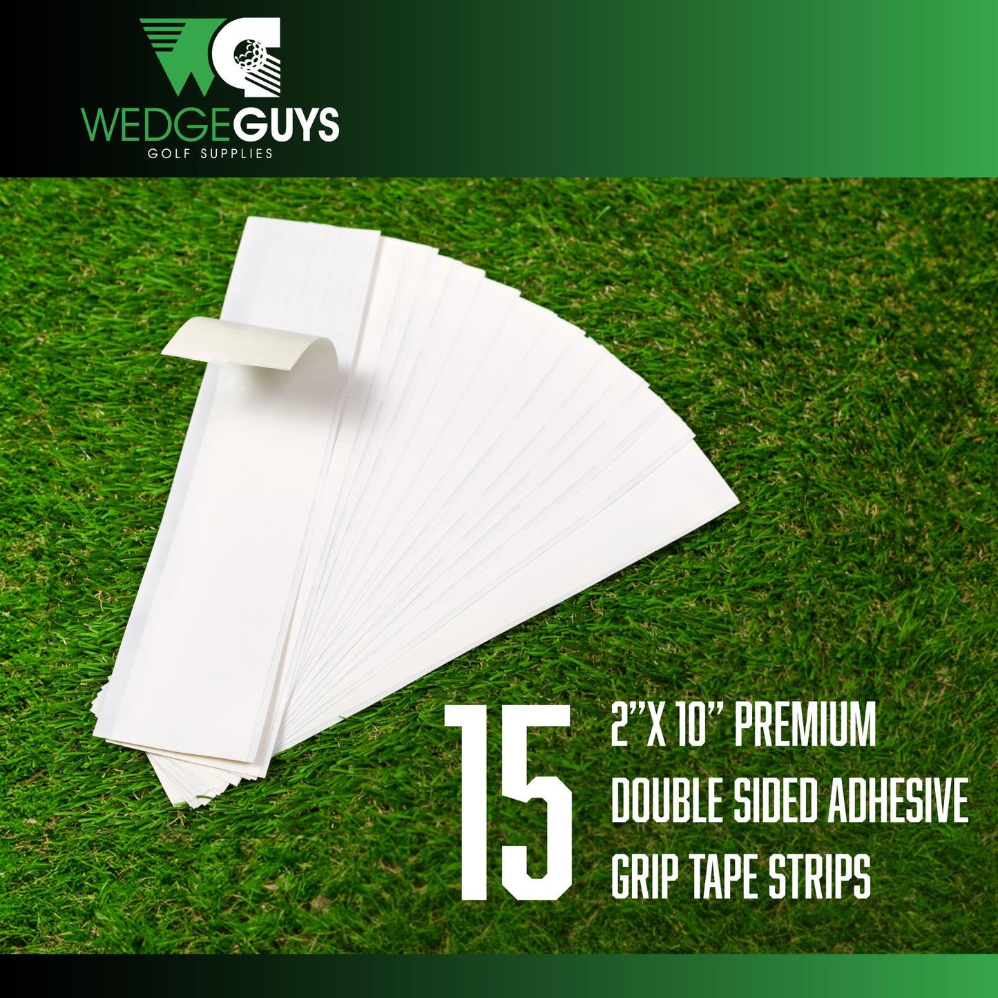 Wedge Guys Golf Grip Kits for Regripping Golf Clubs - Professional Quality - Options Include Hook Blade, 15 or 30 Grip Tape Strips, 5 or 8 oz Grip Solvent & Rubber Vise Clamp