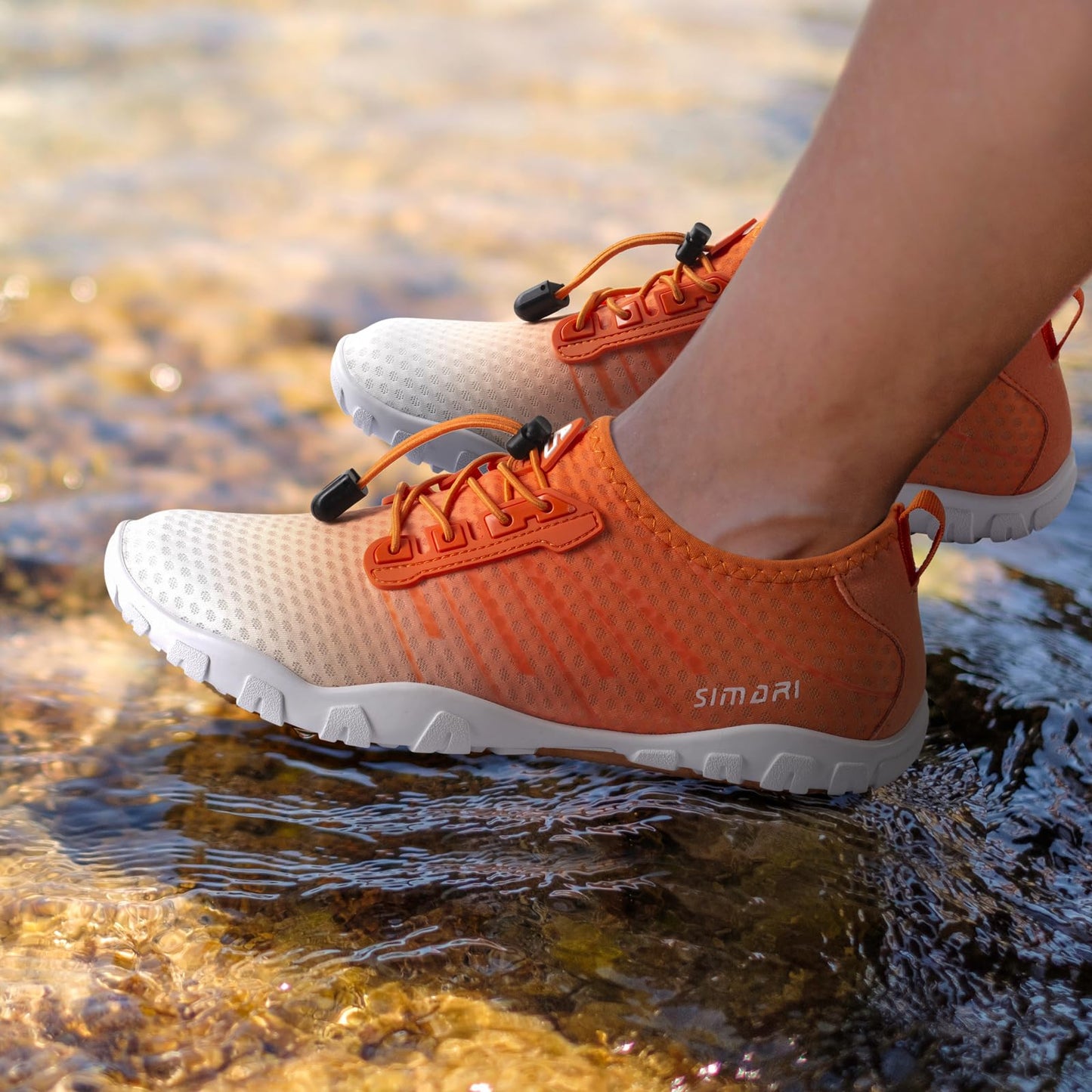 SIMARI Water Shoes for Women Men - Barefoot Quick-Dry Aqua Socks | Lightweight Swim Shoes for Surfing, Swimming, Beach Sports, Kayaking, Diving | Non-Slip Design