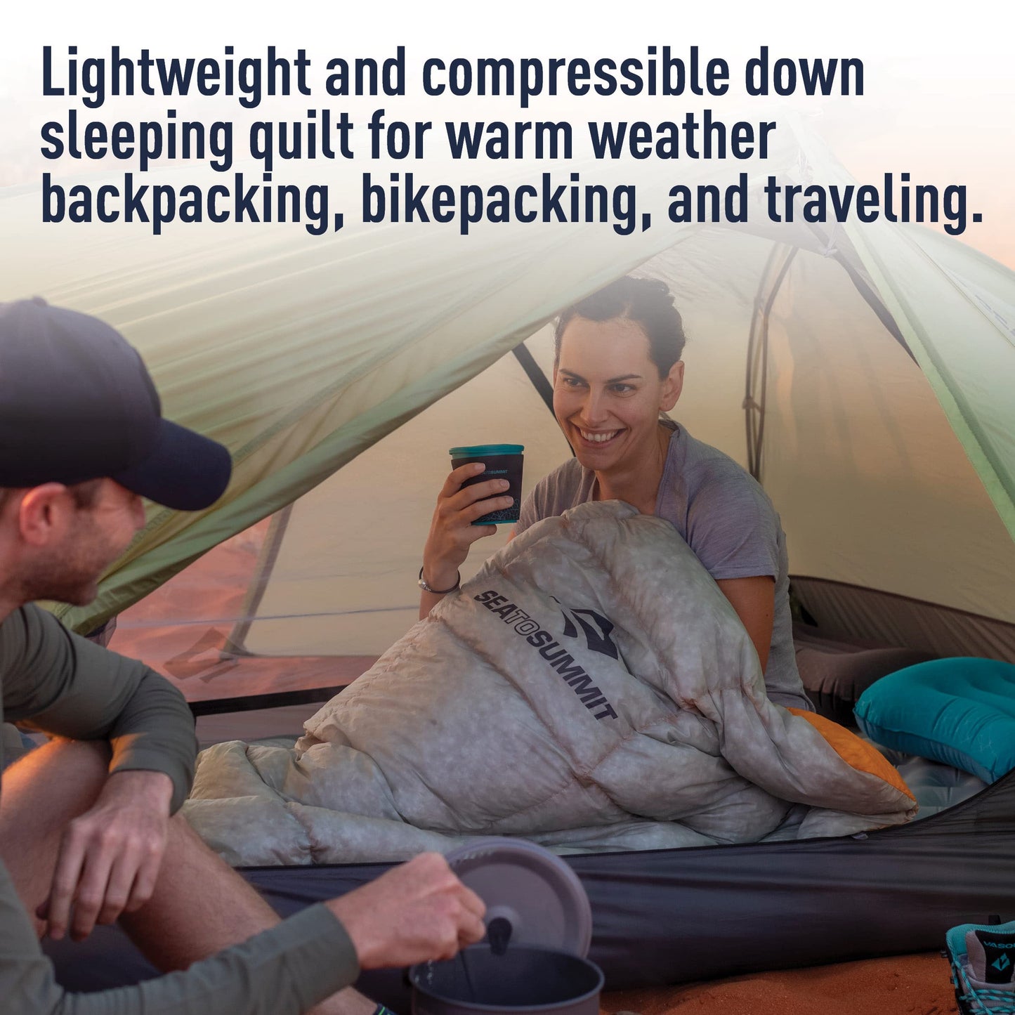 Sea to Summit Ember Ultralight Down Backpacking Quilt, 25-Degree, Regular