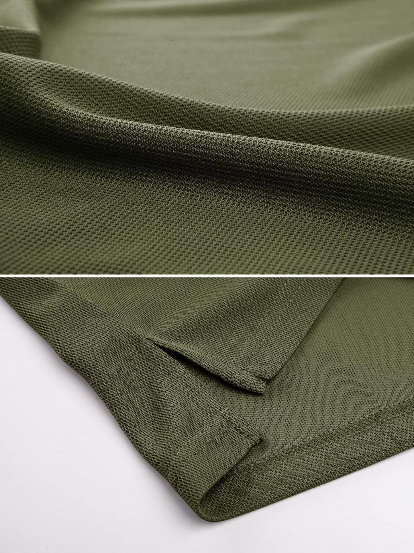 MAGCOMSEN Polo Shirts for Men Short Sleeve Golf Shirts Summer Casual Tactical Polo Shirt for Men Army Green XL
